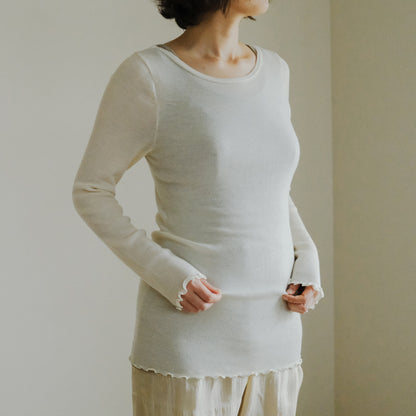 [me.wear]merino washable wool ロングスリーブ