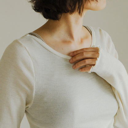[me.wear]merino washable wool ロングスリーブ