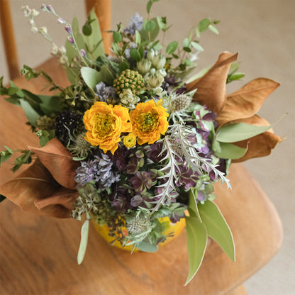 ［花 植物の手仕事 つぐみ］母の日ドライアレンジメント【同梱不可】