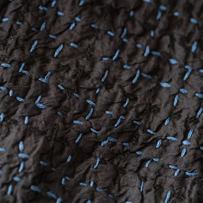 ［maku textiles］OKAMI 刺し子シルクコート