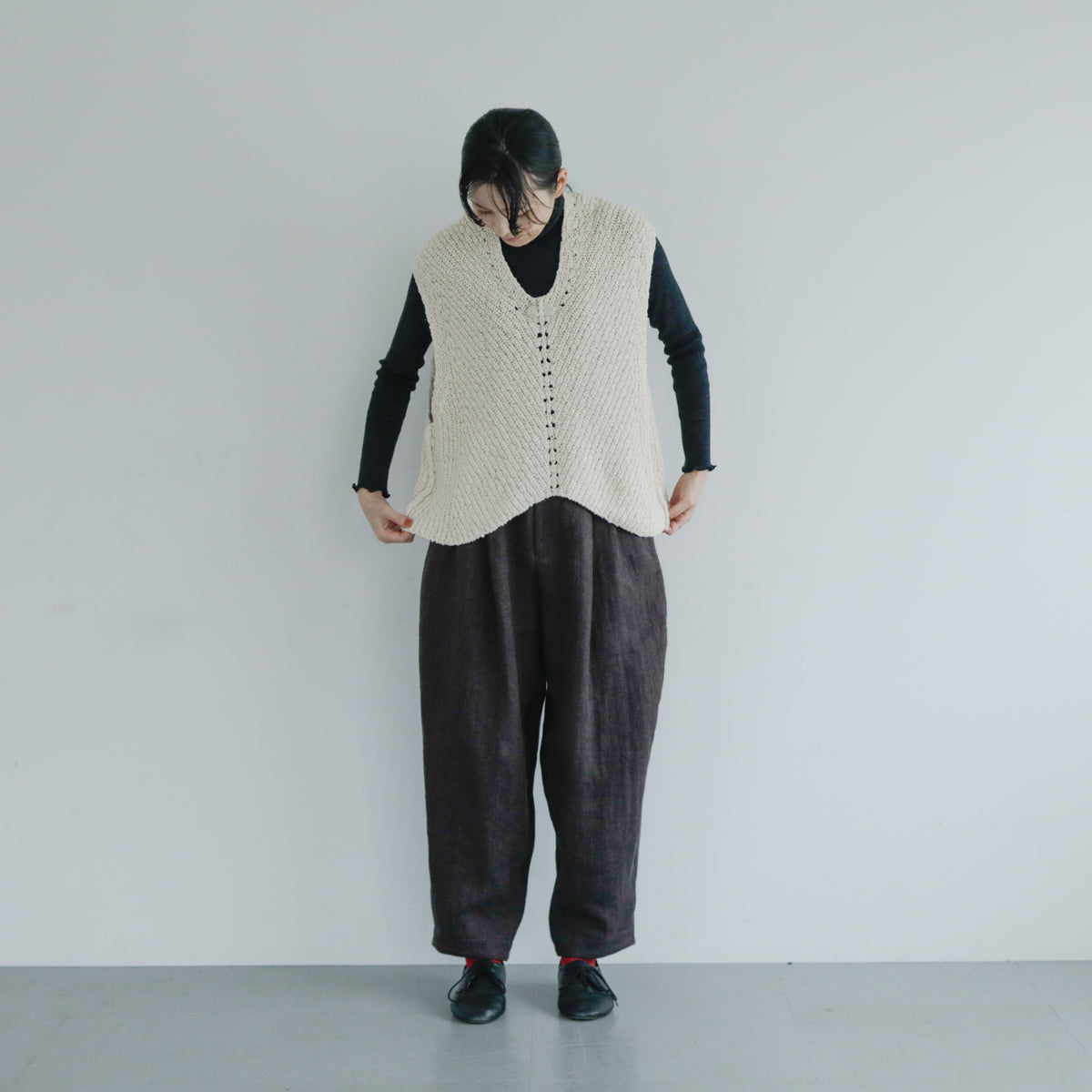 ONICA／Slub bubble Vest(Oni063)