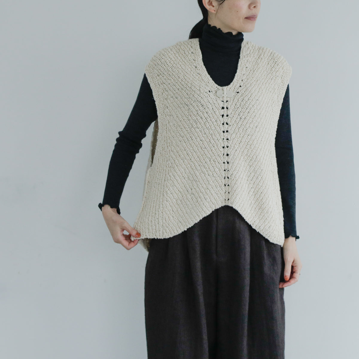 ONICA／Slub bubble Vest(Oni063)