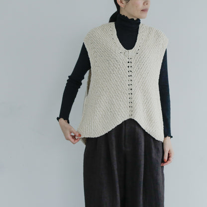 ONICA／Slub bubble Vest(Oni063)