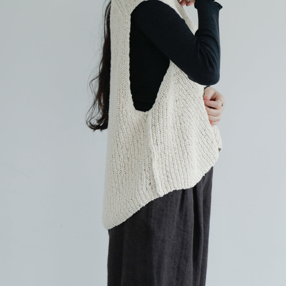 ONICA／Slub bubble Vest(Oni063)