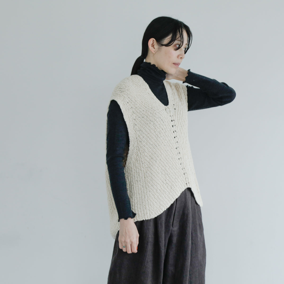 ONICA／Slub bubble Vest(Oni063)