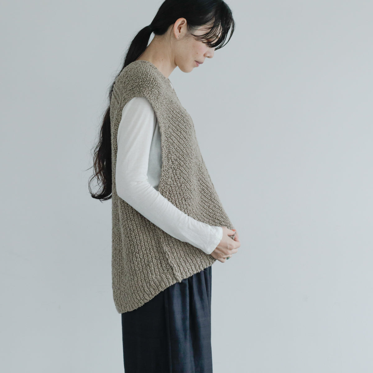 ONICA／Slub bubble Vest(Oni063)