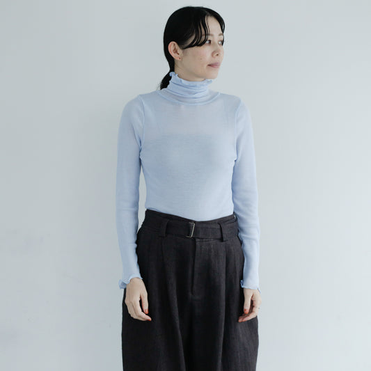 me.／merino washable wool タートルネック（me-23309）