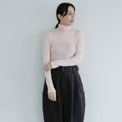me.／merino washable wool タートルネック（me-23309）