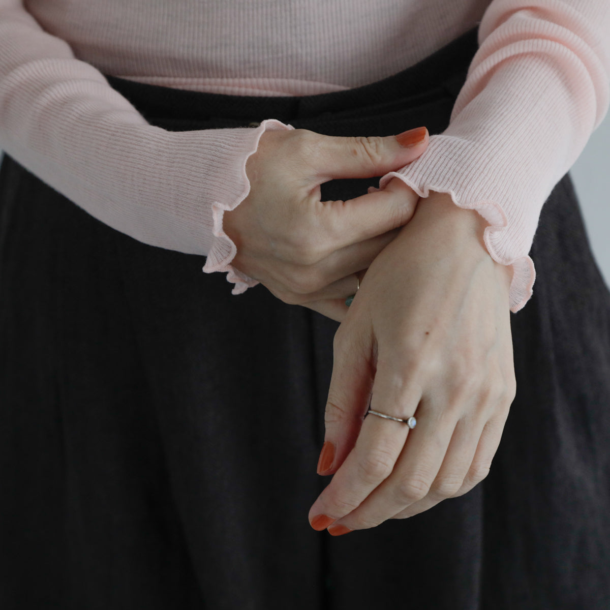 me.／merino washable wool タートルネック（me-23309）
