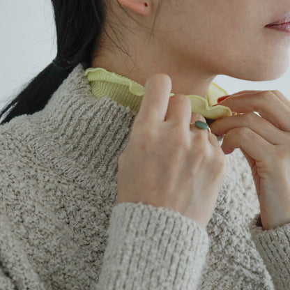 me.／merino washable wool タートルネック（me-23309）