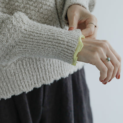 me.／merino washable wool タートルネック（me-23309）
