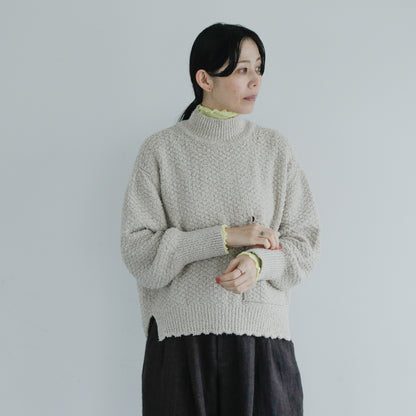 me.／merino washable wool タートルネック（me-23309）