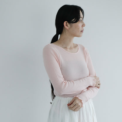 me.／merino washable wool ロングスリーブ（me-23308）