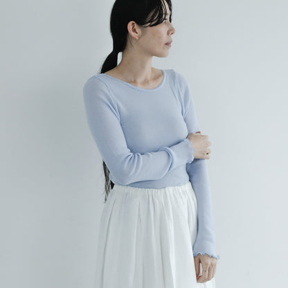 me.／merino washable wool ロングスリーブ（me-23308）