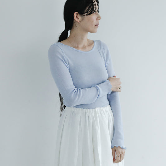 me.／merino washable wool ロングスリーブ（me-23308）
