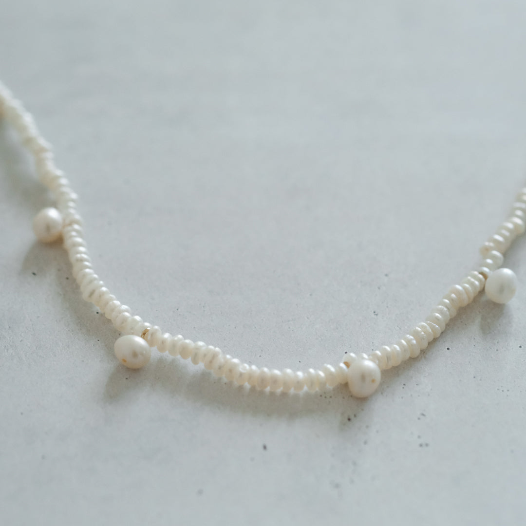 【受注商品】［shuo'］Mix Pearl Necklace　