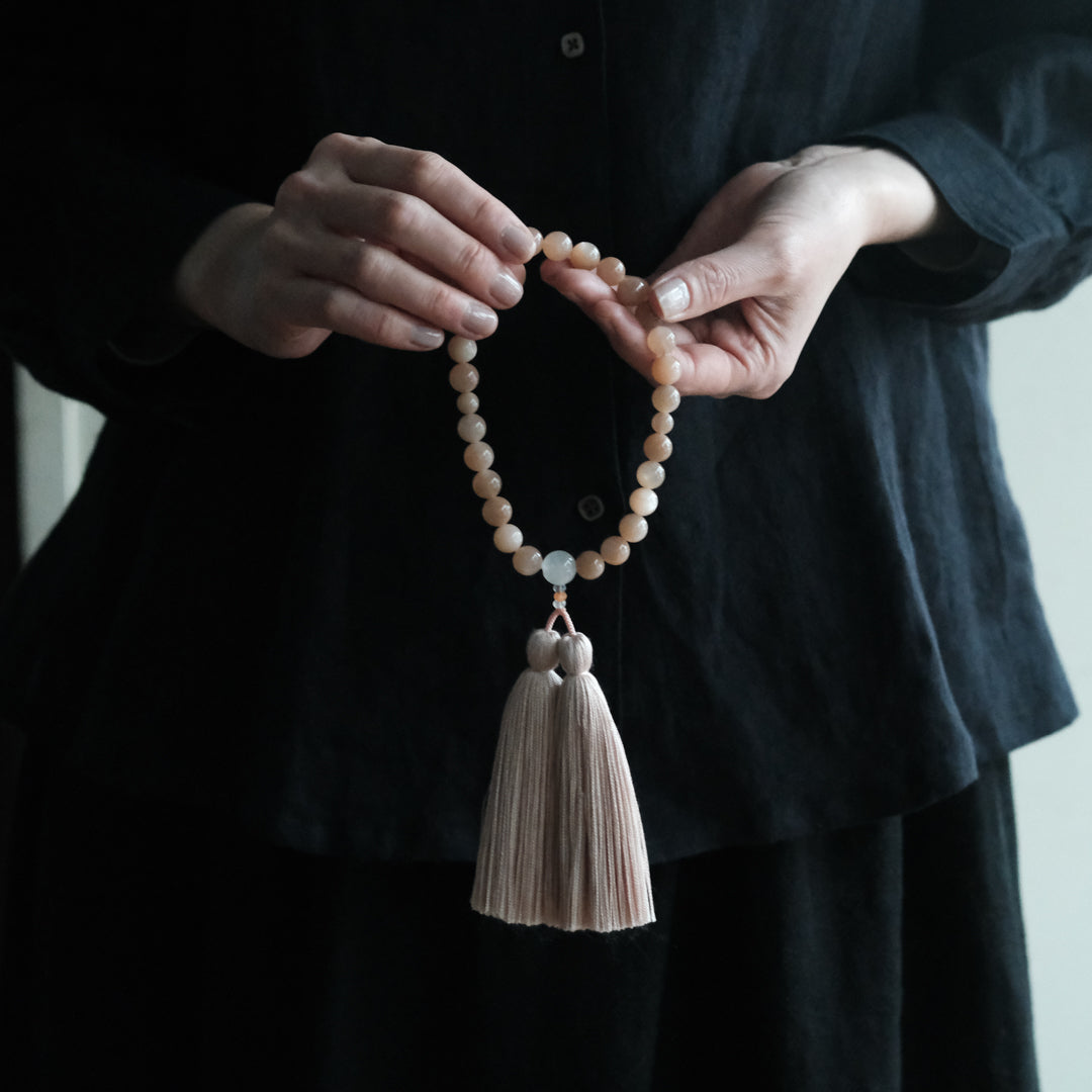 ［shuo'］Juzu（Orange Moonstone/Large）