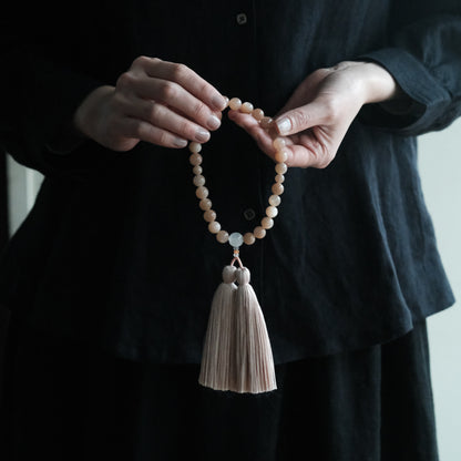 ［shuo'］Juzu（Orange Moonstone/Large）