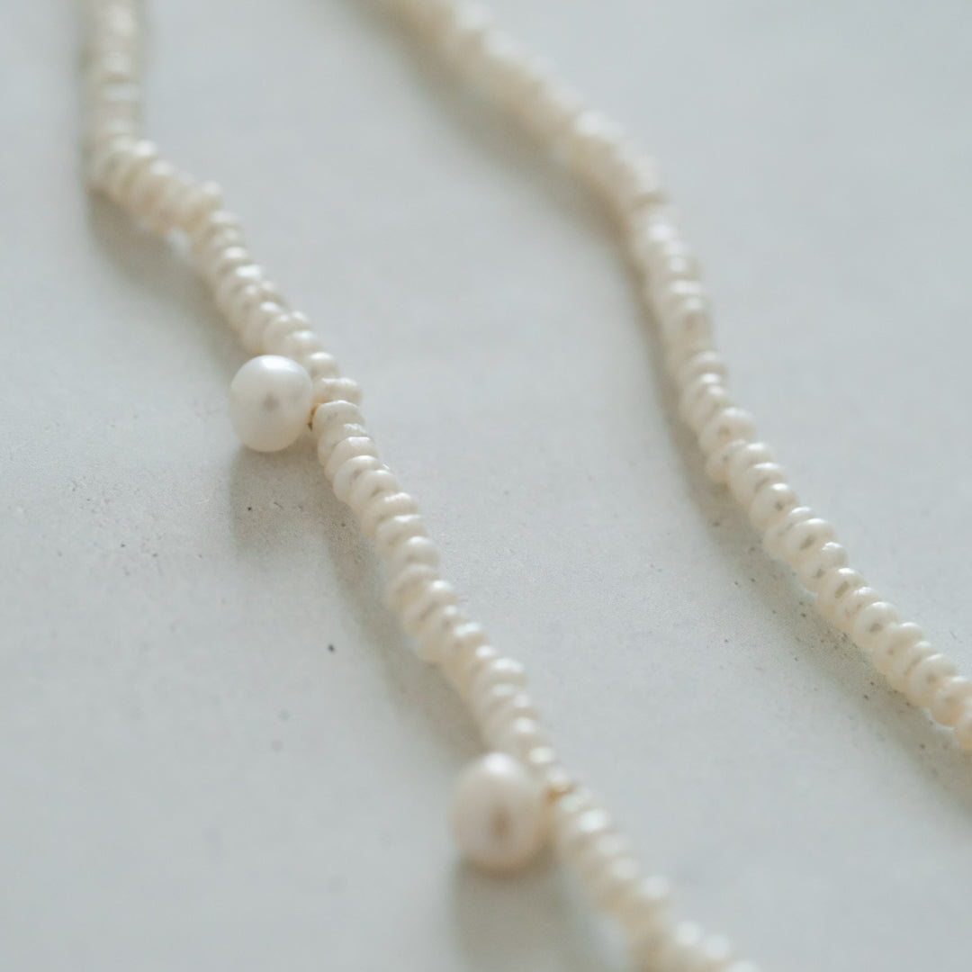 【受注商品】［shuo'］Mix Pearl Necklace　