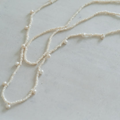 【受注商品】［shuo'］Mix Pearl Necklace　