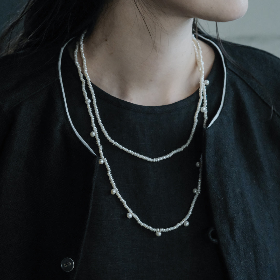 【受注商品】［shuo'］Mix Pearl Necklace　