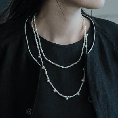【受注商品】［shuo'］Mix Pearl Necklace　