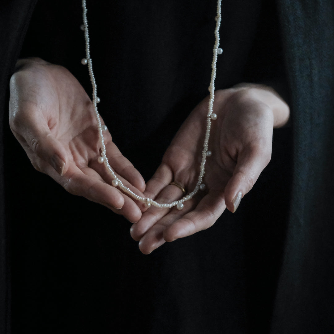 【受注商品】［shuo'］Mix Pearl Necklace　