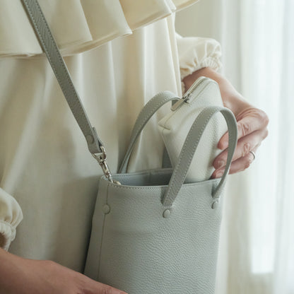 【受注商品】［STUDIO LA CAUSE］内縫いラウンドファスナー財布（M）WA075M EM