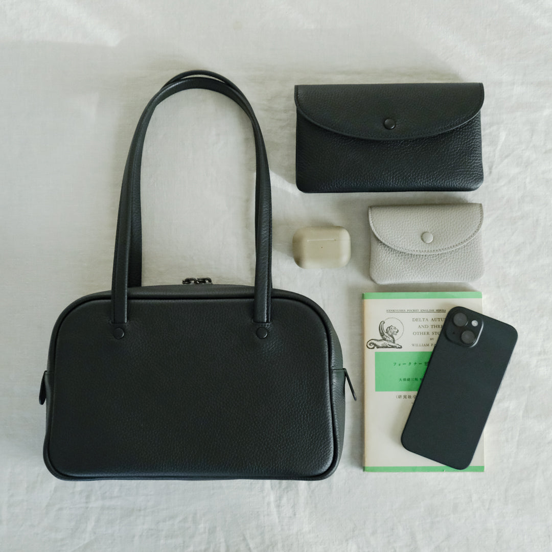 【受注商品】［STUDIO LA CAUSE］ロングハンドルボストンBG122 S（LH）EM