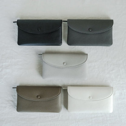 【受注商品】［STUDIO LA CAUSE］内縫いフラップ財布（ L）WA078L EM