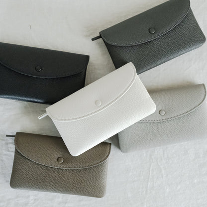 【受注商品】［STUDIO LA CAUSE］内縫いフラップ財布（ L）WA078L EM