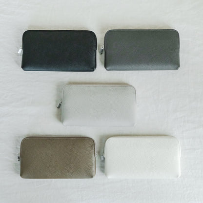 【受注商品】［STUDIO LA CAUSE］内縫いラウンドファスナー財布（L）WA075L EM