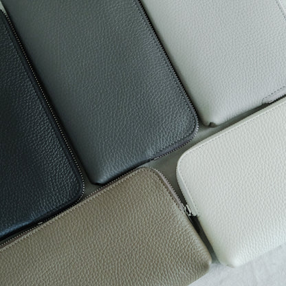 【受注商品】［STUDIO LA CAUSE］内縫いラウンドファスナー財布（L）WA075L EM