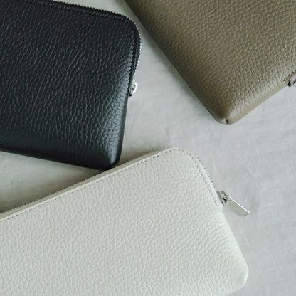 【受注商品】［STUDIO LA CAUSE］内縫いラウンドファスナー財布（L）WA075L EM