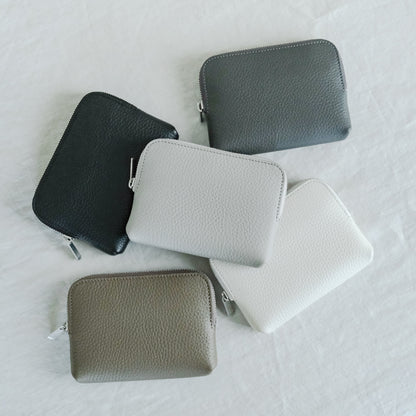 【受注商品】［STUDIO LA CAUSE］内縫いラウンドファスナー財布（M）WA075M EM