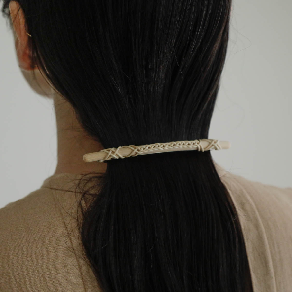 takayokatayama／woven barrette