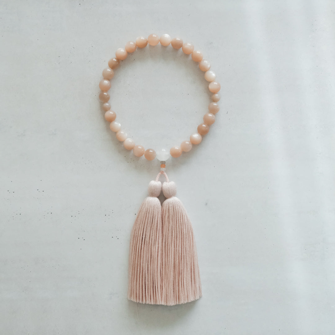 ［shuo'］Juzu（Orange Moonstone/Large）