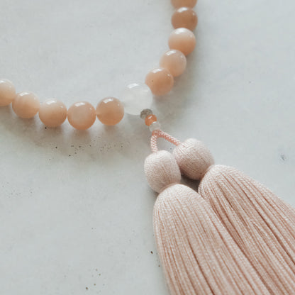 ［shuo'］Juzu（Orange Moonstone/Large）