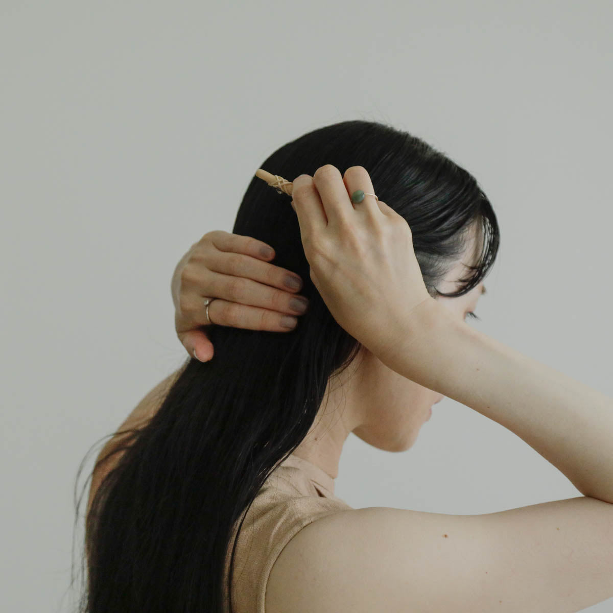 takayokatayama／woven barrette