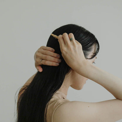 takayokatayama／woven barrette