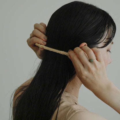 takayokatayama／woven barrette
