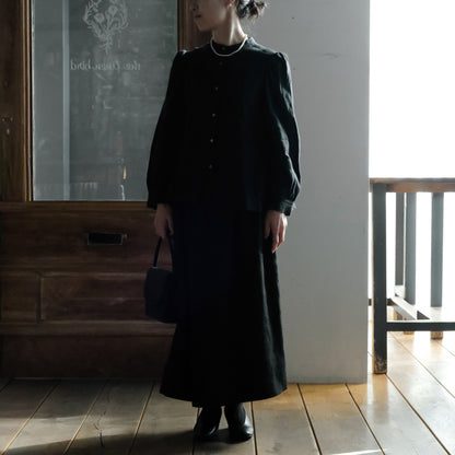 【受注商品】［AUTTAA］ Soft low cut pumps black