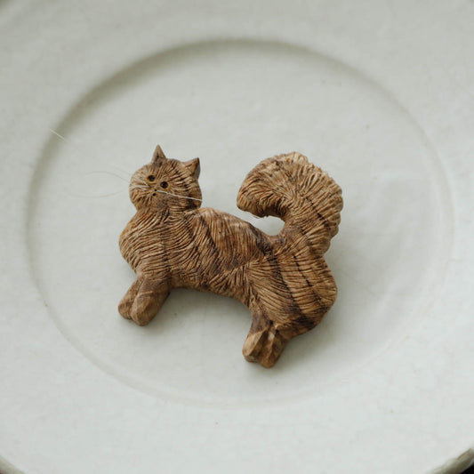 KÄSI／【受注商品】cat brooch  / valetta