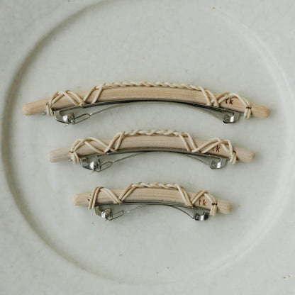 takayokatayama／woven barrette