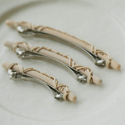 takayokatayama／woven barrette