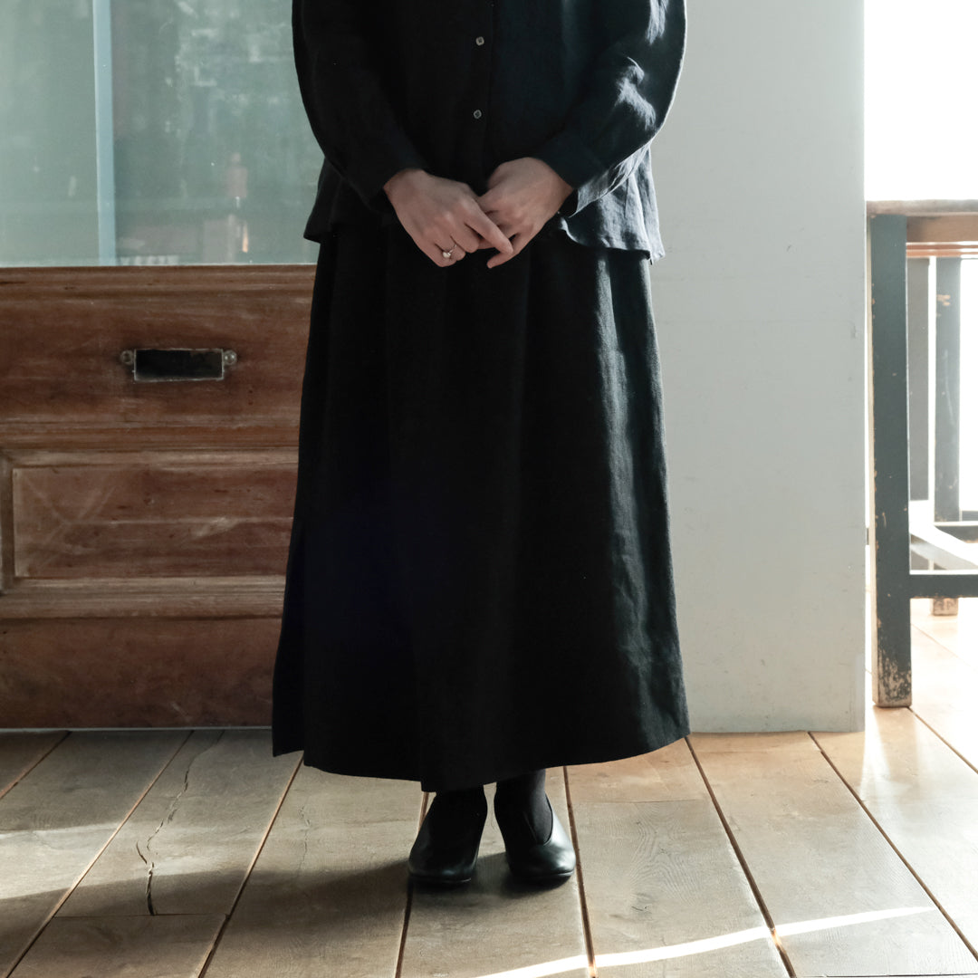 【受注商品】［AUTTAA］ Soft low cut pumps black