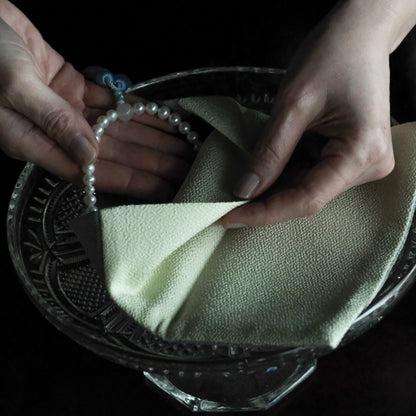 ▲写真の数珠袋はLight Gray×Mint 