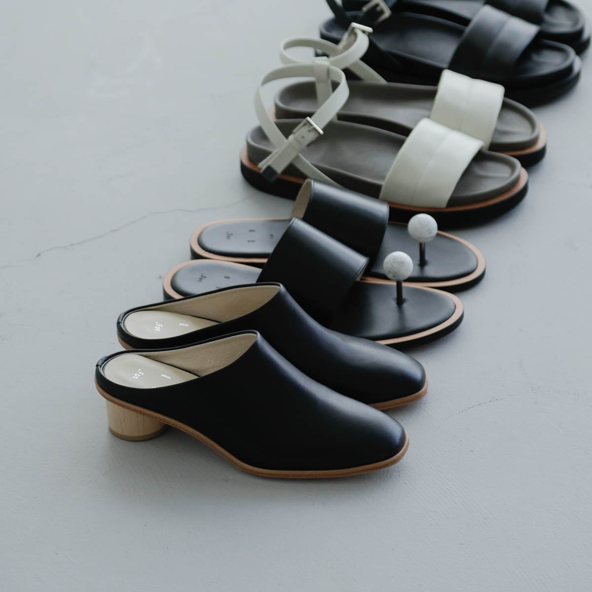 _Fot／volume sandals（1004s）