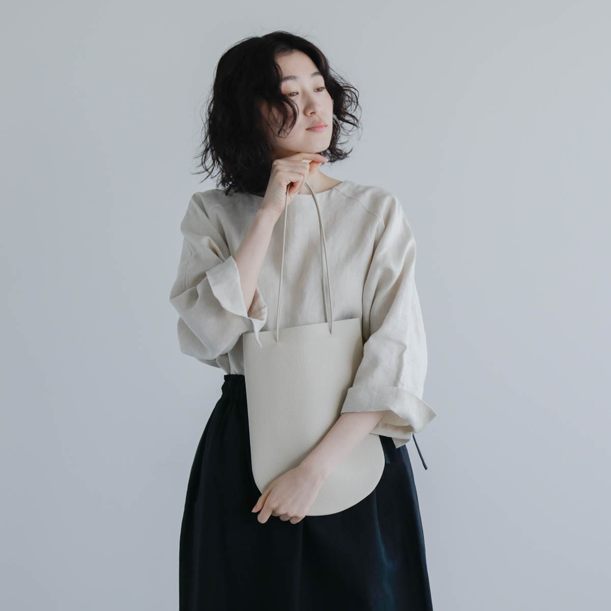 _Fot／half circle tote（1303b）