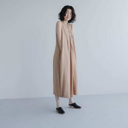 _Fot／wood heel mules_circle （maple）（1001s）
